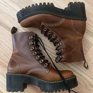 Doc Martens Leona boots.